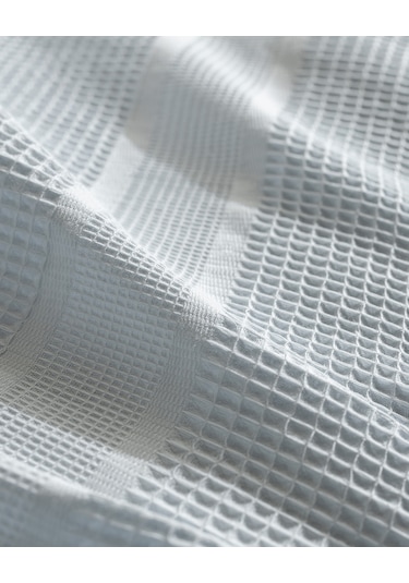 Mathilda Tek Kişilik %100 Pamuk Karde Düz Pike Takımı - Açık Mavi 8684427195352 Mavi