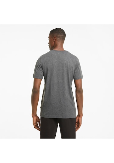 Puma Essentıals Heather Erkek Tişört 586736 01 Siyah