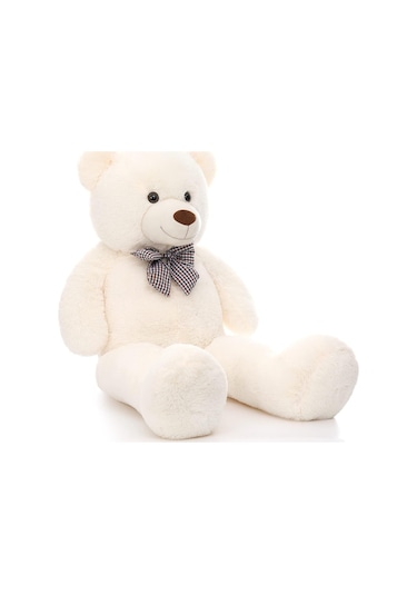 80 Cm Papyonlu Peluş Ayıcık - % 100 Yerli Ürün 001