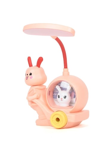 Tavşan Modelli Led Masa Lambası Pembe