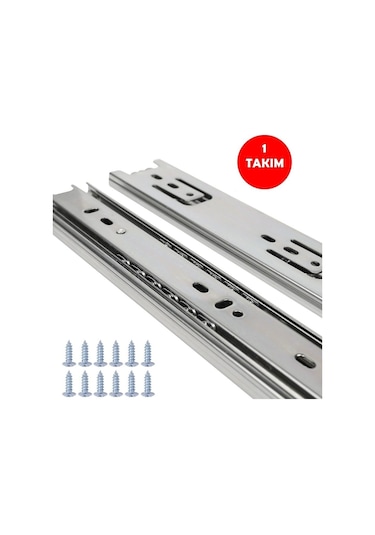 36MM 45CM ÇEKMECE RAYI ÇEKMECE KIZAĞI Galvaniz