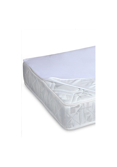 Mycey Çift Kişilik Sıvı Geçirmez Alez 160x200 Cm Micro Kumaş Köşelerinden Lastikli Beyaz