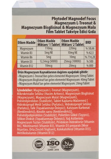 Phytodef Magnodef Focus 30 Tablet