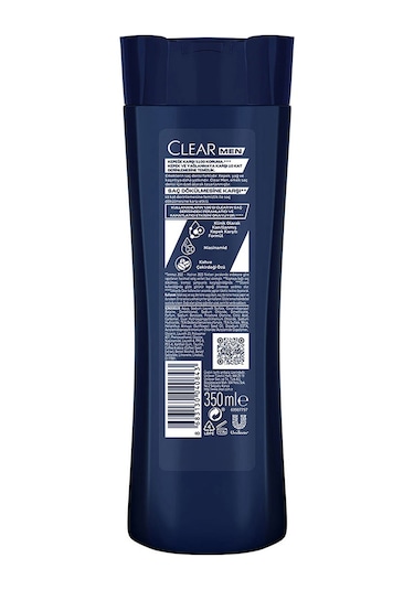 Clear Men Kepeğe Karşı Etkili Şampuan Saç Dökülmesine Karşı 3 x 350 ML