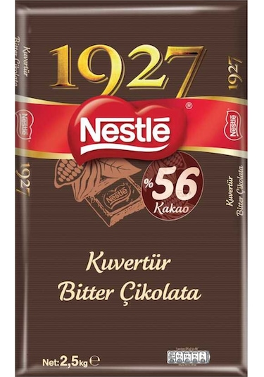 Nestle 1927 Kuvertür Bitter Çikolata 2500 G