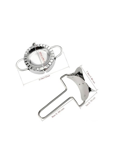 Besthome1 304 Gıda Grubu Paslanmaz Çelik Manti/çorba Manti Kalıbı - Gümüş Renkli, Sağlık Güvenliği Uygun Gümüş