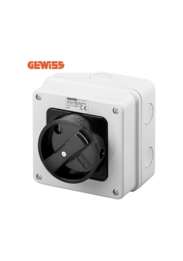Gewiss 2X16A Ip65 0-1 Kutulu Şalter Gw 70 401