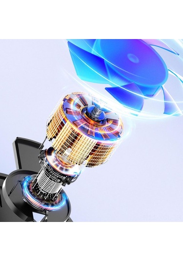 Konesam Al06 Akıllı Telefon Ve Tablet Soğutucu - Manyetik Sogutma, Hızlı Isı Alma, Düşük Gürültü - Siyah