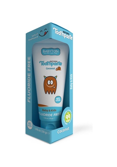 Babyton Organik Doğal Hindistan Cevizi Aromalı Diş Macunu 50 G