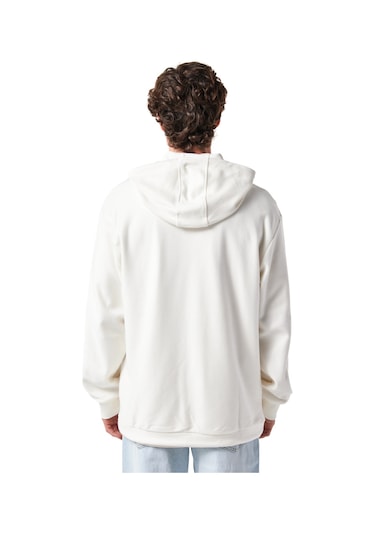 Gsstore X Midground Erkek Fermuarlı Kapüşonlu Sweatshirt E251205 Ekru