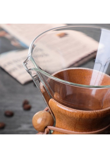 Springsun Cam Bardaklı Paslanmaz Çelik Filtreli El Yapımı Kahve Demleme Cihazı Diğer