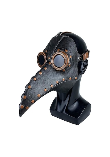 Veba Doktoru Maskesi Karga Maskesi, Steampunk Hortum Gagası Maskesi