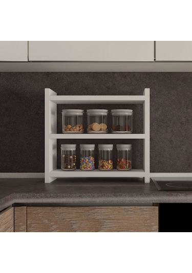 Moonlife Moonlife Mutfak Rafı Beyaz