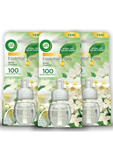 Air Wick Elektrikli Oda Kokusu Yedek Şişe Bahar Çiçekleri 3 x 20 ML