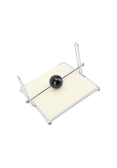 Shineyee Klassik Tarz Beyaz Dikdörtgen Peçete Tutucu, Orta Top Bar İle Ev, Restoran, Bahçe Kullanıma Uygun Dayanıklı Demir Ve Kompozit Ahşap Peçete Tutucu Süt Benzeri Beyaz