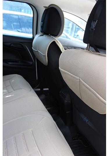 Hyundai Elantra Lüx Oto Koltuk Minderi Ön Arka 5'li Set 5star Serisi Bej
