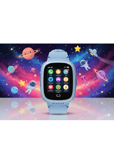 Kn8100m  Akıllı Çocuk Saati 4g Sim Kart Destekli Görüntülü Görüşme Özelliği Var