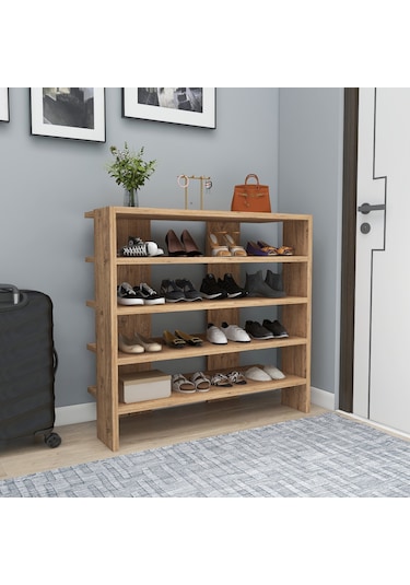 Arnetti Sargel 5 Raflı Dekoratif Ayakkabılık Atlantik Çam Atlantik - Çam