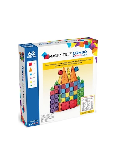 Magna-tiles Combo + Micromags - 62 Parça