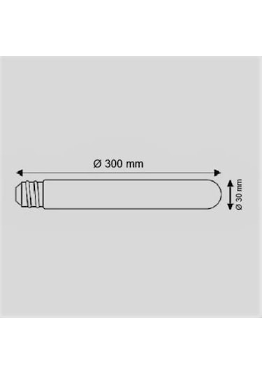 Helios 8 Watt Rustik Çubuk Led Lamba Ampul.