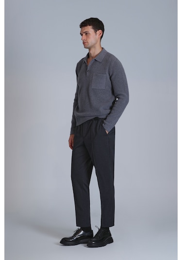 Lufian Rıver Erkek Kazak Gri Gri 112090142100150 Gri