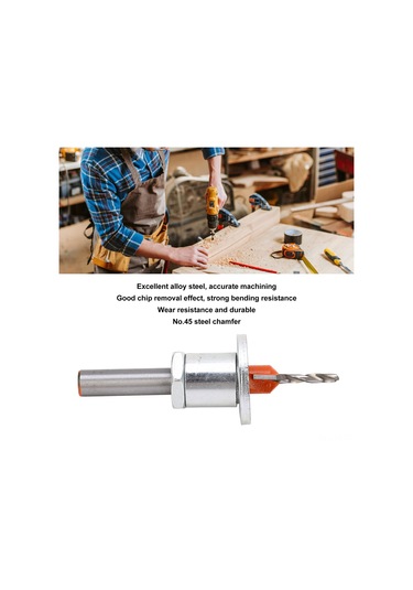 Teltree Alüminyum Ve Ahşap İçin Dayanıklı Çelik Kontrbor Matkap Ucu Seti, Hızlı Delme Ve Kolay Saklama Özellikli Elektronik Alet Aksesuarı