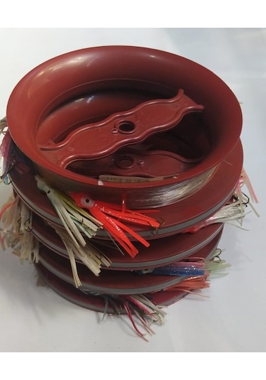 Sırtı Takımı-10 Lu Küçükboy-Ahtopot-60Mm-Misine 100Mt-Kol-70Cm