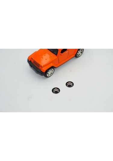 Citroen Oto Anahtar 3M Metal Alaşım Logo 2Li Set