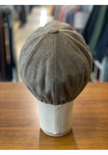 Peaky Blinders Tarz İngiliz Model Kaşe Kumaş Kasket Şapka Vizon