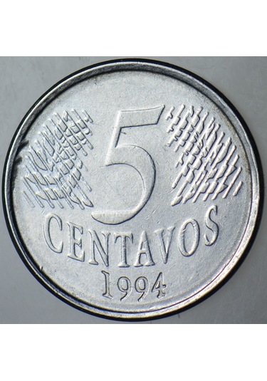 Brezilya 5 Centavos 1994.