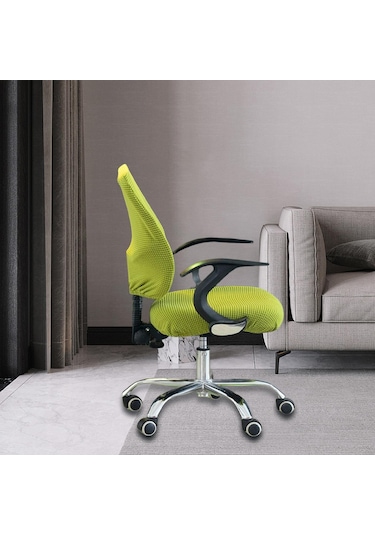 Suntek Çıkarılabilir Streç Yumuşak Slipcover Sarı-yeşil