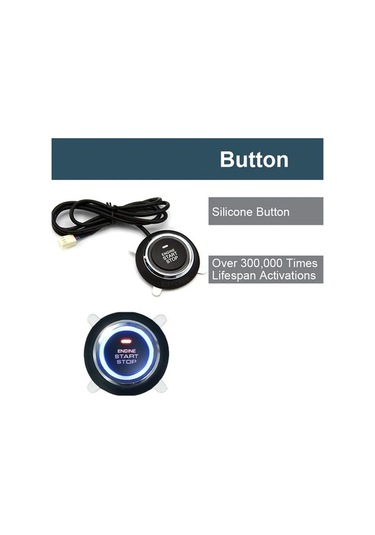 Ulzyvf Uzaktan Tek Sistemi Motor Kiti Kilidi Kapı Düğmeli Başlatma/durdurma Araba Alarmı Kw