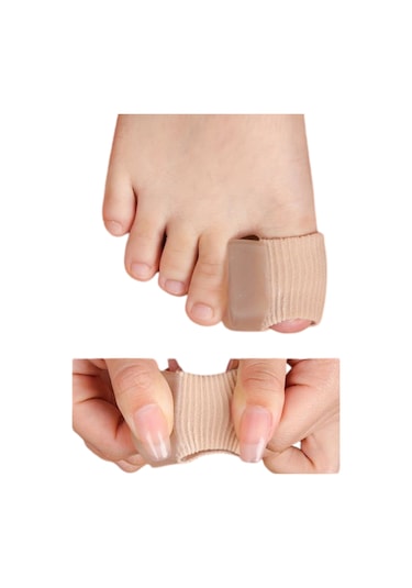 Akestoria Med Kumaşlı Parmak Arası Silikon Makaralı Baş Parmak Ayırıcı Ve Kemik Düzeltici Fc-013 Standart