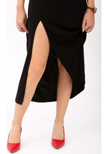 Tamer Tanca Kadın Vegan Kırmızı Stiletto Ayakkabı 911 225 Bn Ayk Y22 Kırmızı Cılt Kırmızı