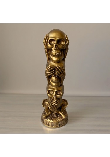 Gold Renkli Kuru Kafa Biblo