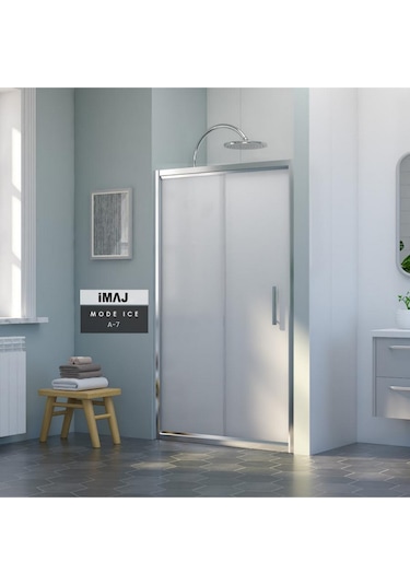 İmaj Banyo Mode İce A-7 İki Duvar Arası 1 Sabit 1 Sürgü Duşakabin Krom