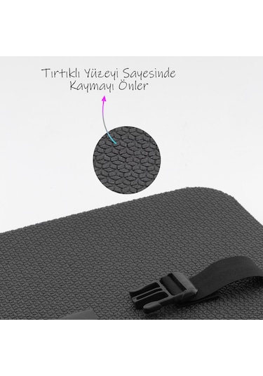 Oturma Matı Kampçı Yürüyüş Dağcılık Zemin Matı Bivak Minderi Kamp Minderi Siyah