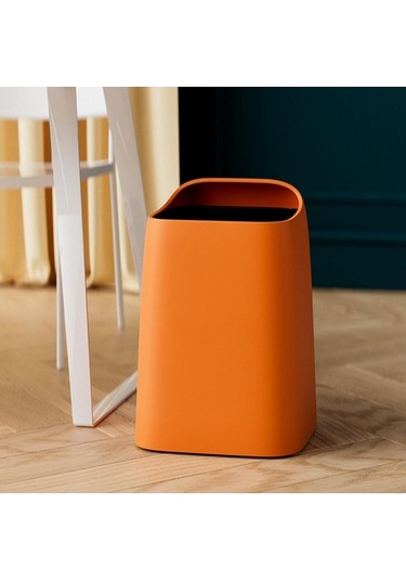 Pazly Tuvalet Turuncu Turuncu Suntek Sepeti Ofis Kutusu Dikdörtgen Çöp 10l Dp Turuncu