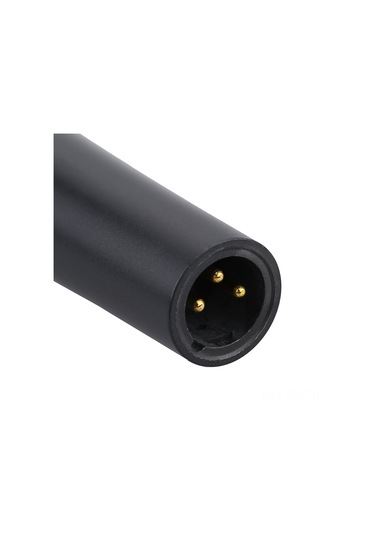 Hfambition Zink Alaşımlı Dinamik Mikrofon, 50hz-15khz Frekans Aralığı, Gürültüsüz Ses, 5m Kablo Xlr-6.35mm , Pil Gereksiz