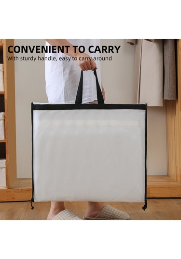 Jeehugo 2 Adet 60x180cm Peva Materyal Gelinlik Kıyafet Koruyucu Çantası - Su Geçirmez, Katlanabilir, Askı Desenli, Özlüklü,防尘罩 Beyaz