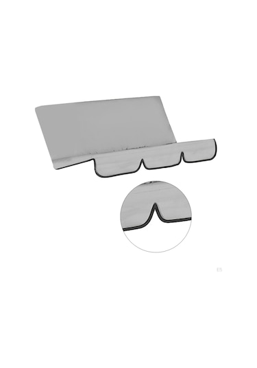 Siyah 150x50x10cm Veranda Salıncak Minder Örtüsü, Hava Koşullarına Dayanıklı Koltuk Değiştirme Kapakları, Dış Mekan Siyah