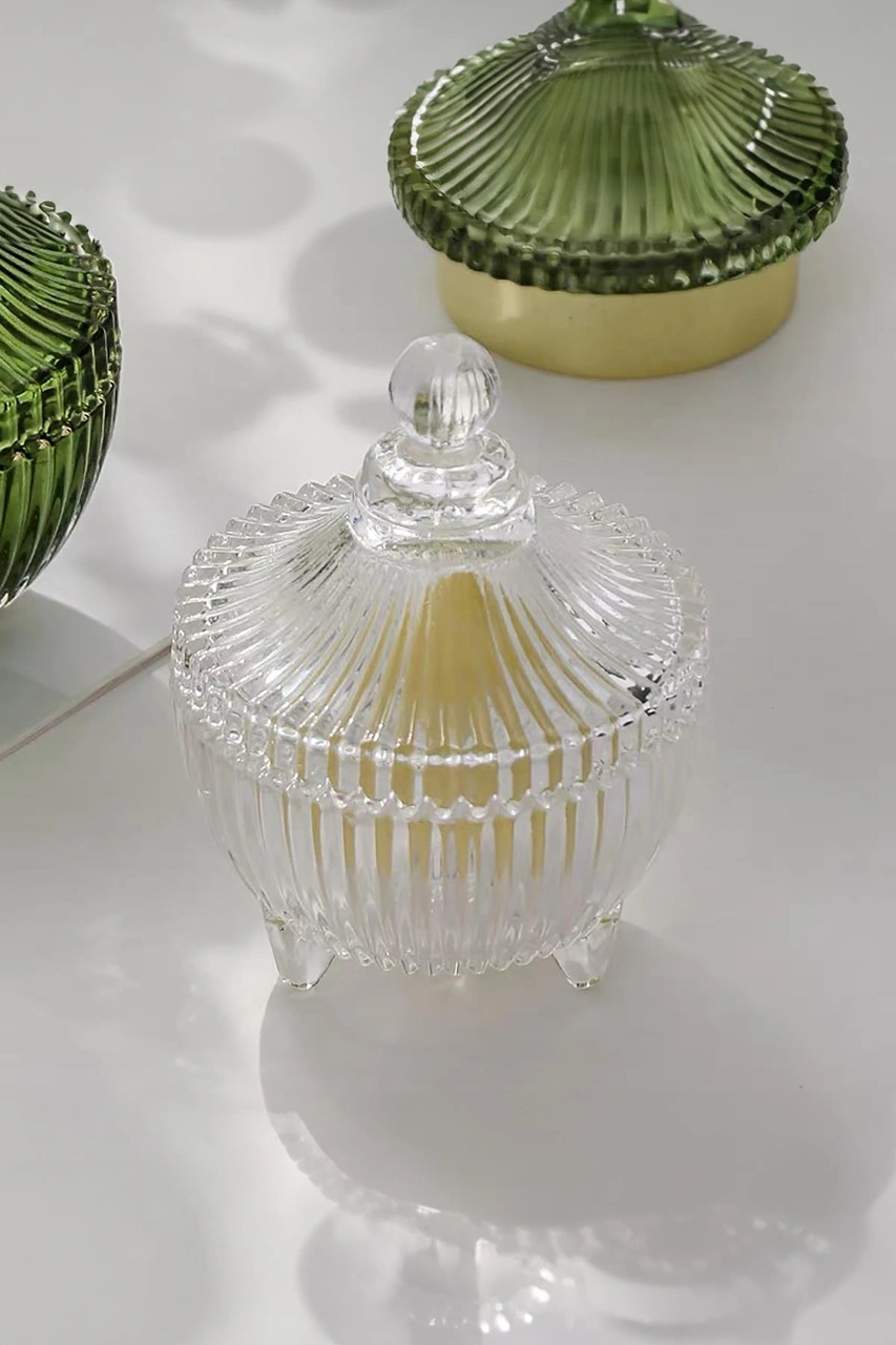 Cam Çizgili Şekerlik 50 Ml Şeffaf