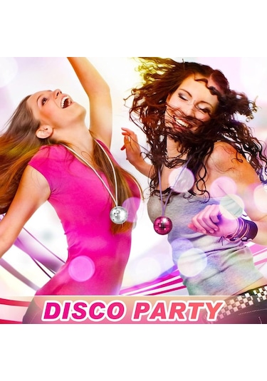 Disko Topu Kolye Seti 6 Adet