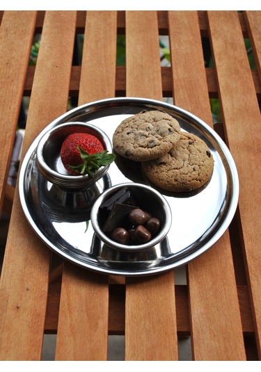 6'lı Paslanmaz Çelik Sosluk Mini Kahve Yanı Şekerlik/lokumluk 6,5