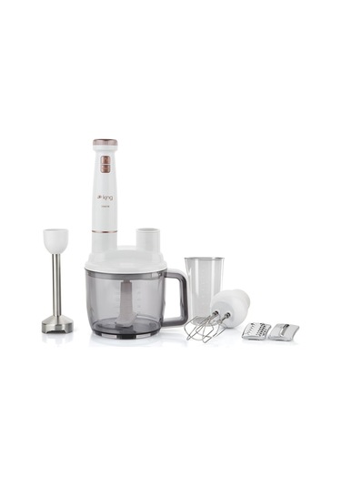 King Kkb973 Bodie Blender Set Beyaz -4 Yıl Garanti