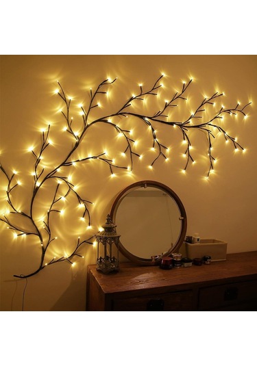 Dekoratif Işık Saçan Ağaç Dal Led Işık Uzaktan Kumandalı Süsleme