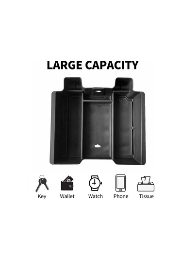 Springsun Chevrolet Silverado & Gmc Sierra 1500 2019-2023 Plastik Konsol Organizatörü - Siyah