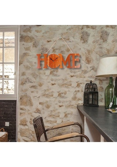 Goldenqian Sanat Duvar Saati Home Jüt Duvar Dekoru Ev Otel Odası Için, Kahverengi F8ı6rz Kahverengi