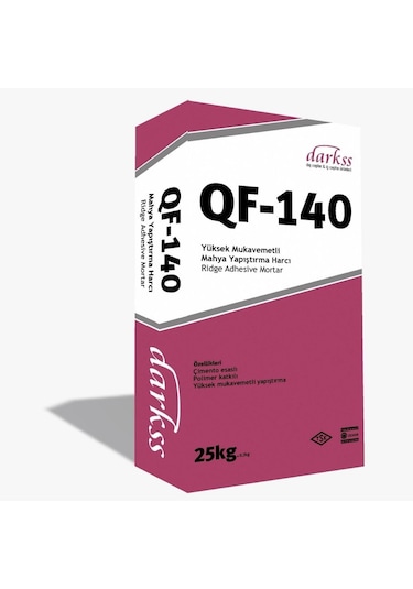 Mahya Yapıştırma Harcı, Kırmızı, 25 Kg, Darkss Qf 140 1 Palet 60 Adet