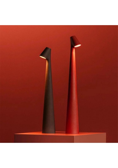 Led Masa Lambası Endüktif Işık Şarjlı Öğrenme Işığı B Beyaz